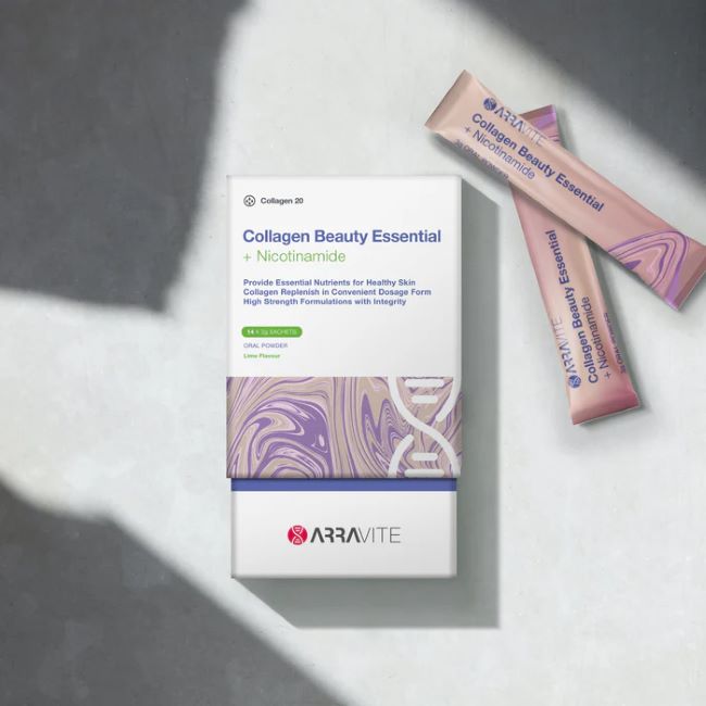 Bột Collagen Nicotinamide Arravite- Hộp 14 Gói - Ảnh 3