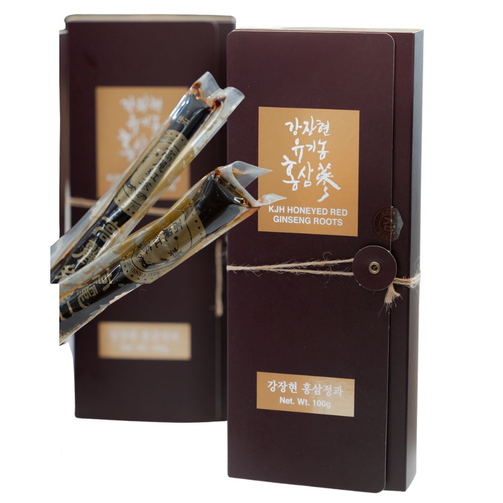 Hồng Sâm Nguyên Củ Tẩm Mật Ong Kang Jang Hyun 100g