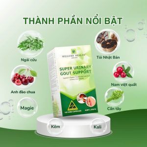 Alternative view of Thực phẩm bảo vệ sức khỏe SUPER URINARY GOUT SUPPORT